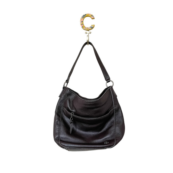 The Sak Handbags - The Sak Genuine Lether Hobo Shoulder Bag Brown